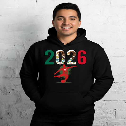Mexico World Cup 2026 Fitted Hoodie | Let's Play