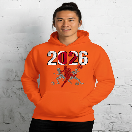 Japan World Cup 2026 Fitted Hoodie | Sprints_Trio