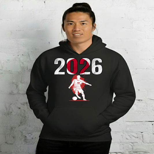 Japan World Cup 2026 Fitted Hoodie | Slick_Move_WH