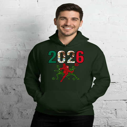 Mexico World Cup 2026 Fitted Hoodie | Sprints_Trio