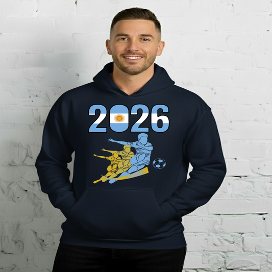 Argentina World Cup 2026 Fitted Hoodie | Rising_Jist