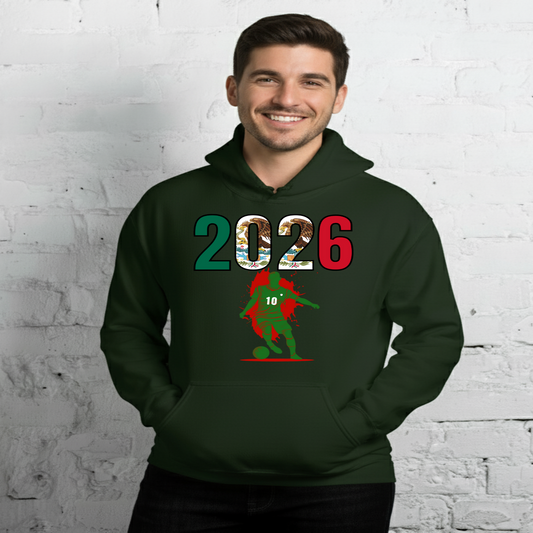 Mexico World Cup 2026 Fitted Hoodie | Slick_Move_GR