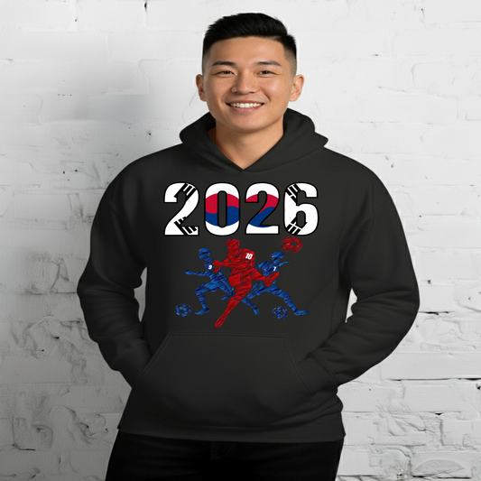 South Korea World Cup 2026 Fitted Hoodie | Sprints_Trio