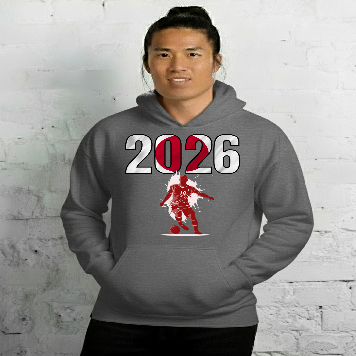 Japan World Cup 2026 Fitted Hoodie | Slick_Move_RD