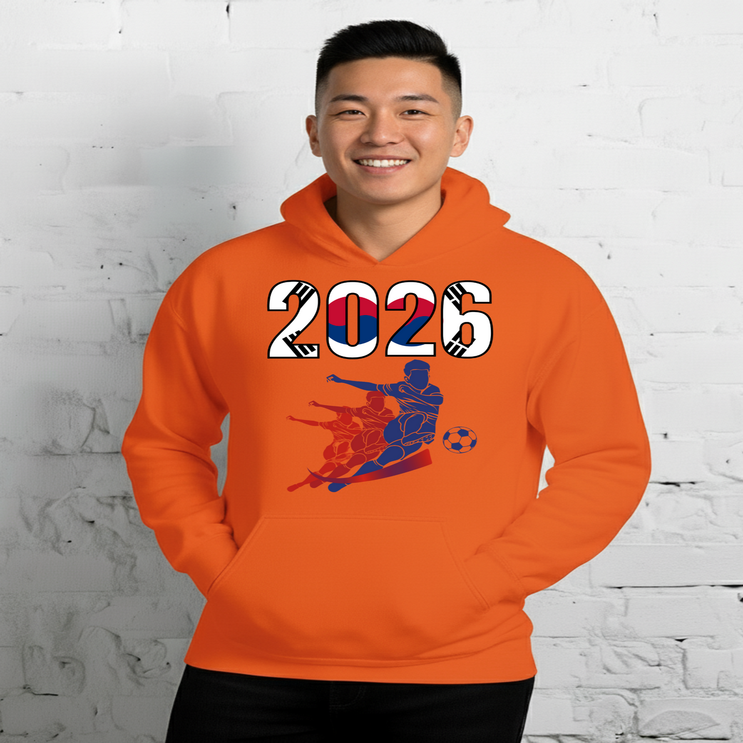 South Korea World Cup 2026 Fitted Hoodie | Rising_Jist