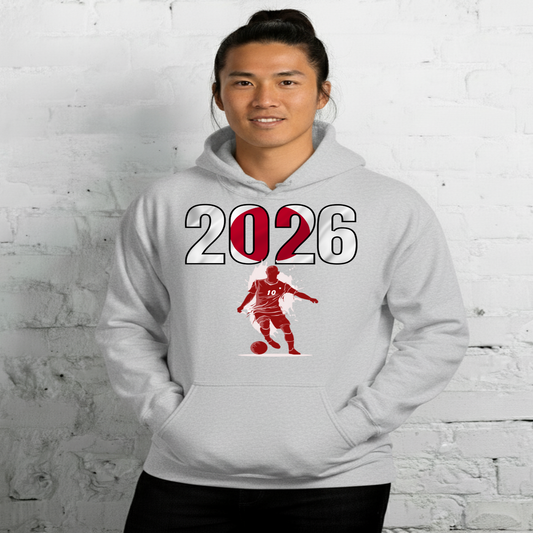 Japan World Cup 2026 Fitted Hoodie | Slick_Move_RD