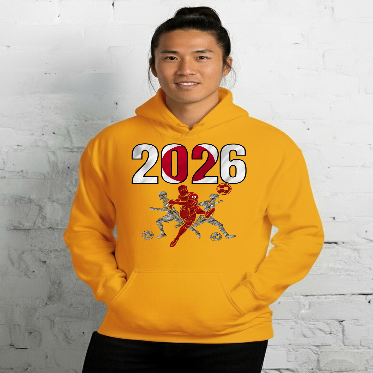 Japan World Cup 2026 Fitted Hoodie | Sprints_Trio
