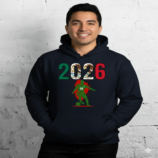 Mexico World Cup 2026 Fitted Hoodie | Slick_Move_GR