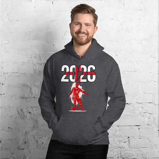 England World Cup 2026 Fitted Hoodie | Slick_Move_RD