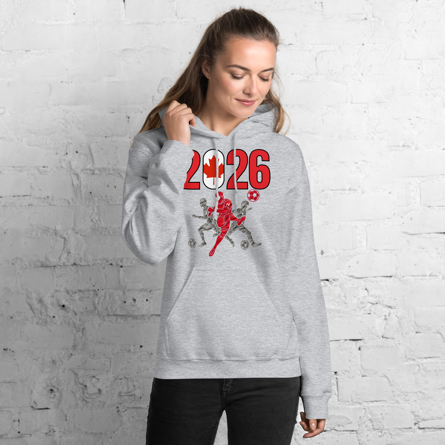 Canada World Cup 2026 Fitted Hoodie | Sprints_Trio
