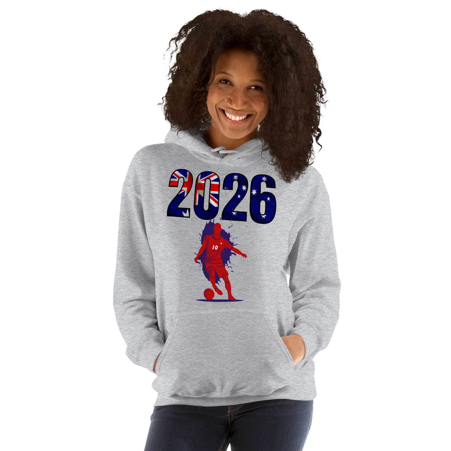 Australia World Cup 2026 Fitted Hoodie | Slick_Move_RD