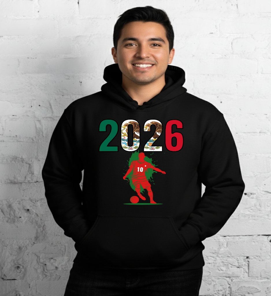 Mexico World Cup 2026 Fitted Hoodie | Slick_Move_RD