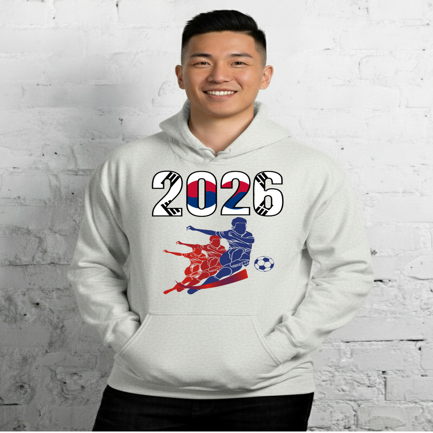 South Korea World Cup 2026 Fitted Hoodie | Rising_Jist
