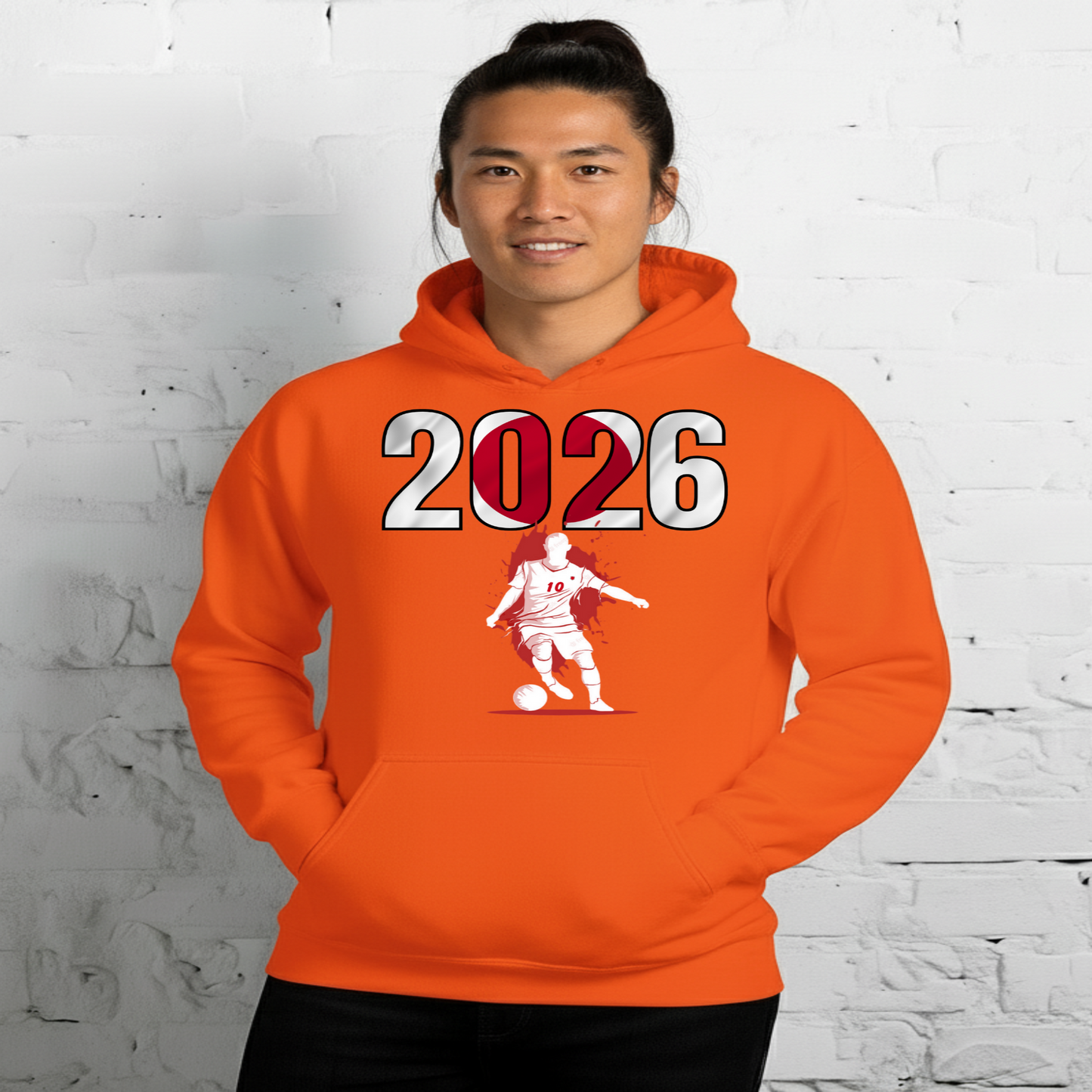 Japan World Cup 2026 Fitted Hoodie | Slick_Move_WH