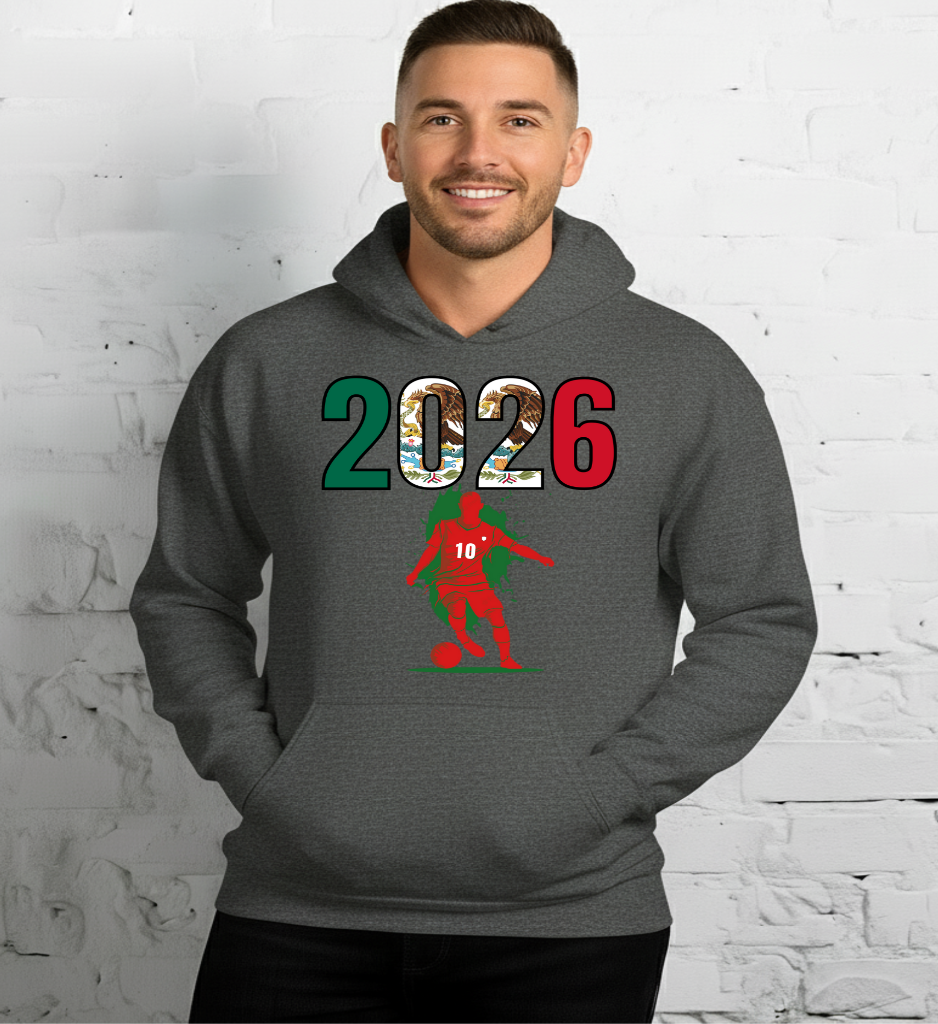 Mexico World Cup 2026 Fitted Hoodie | Slick_Move_RD