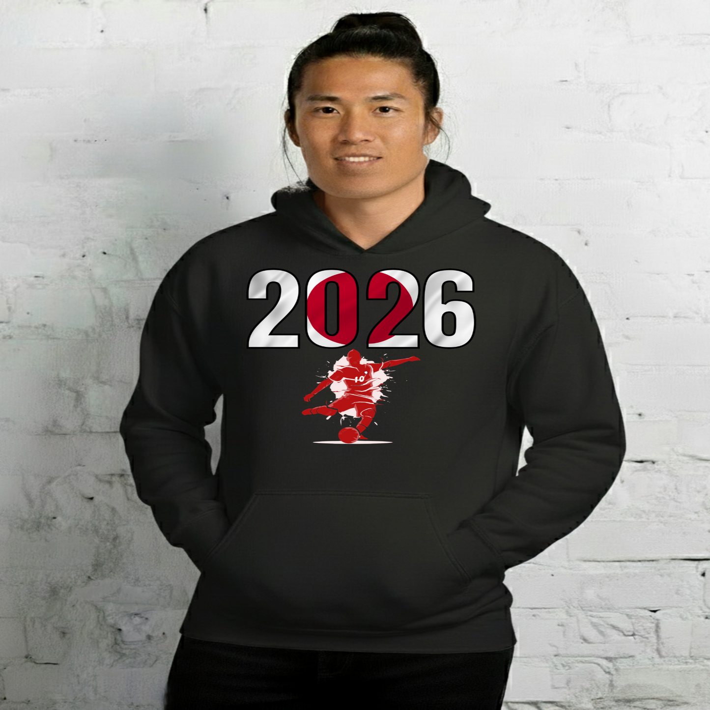 Japan World Cup 2026 Fitted Hoodie | Let's Play