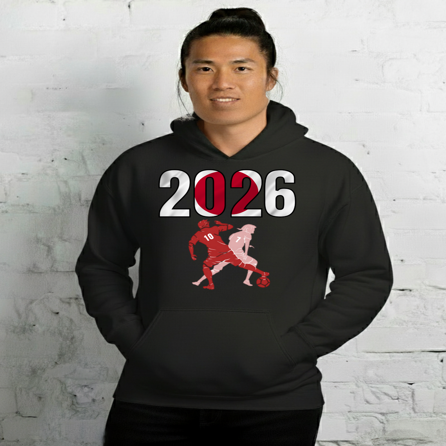 Japan World Cup 2026 Fitted Hoodie | Smart_Tackle
