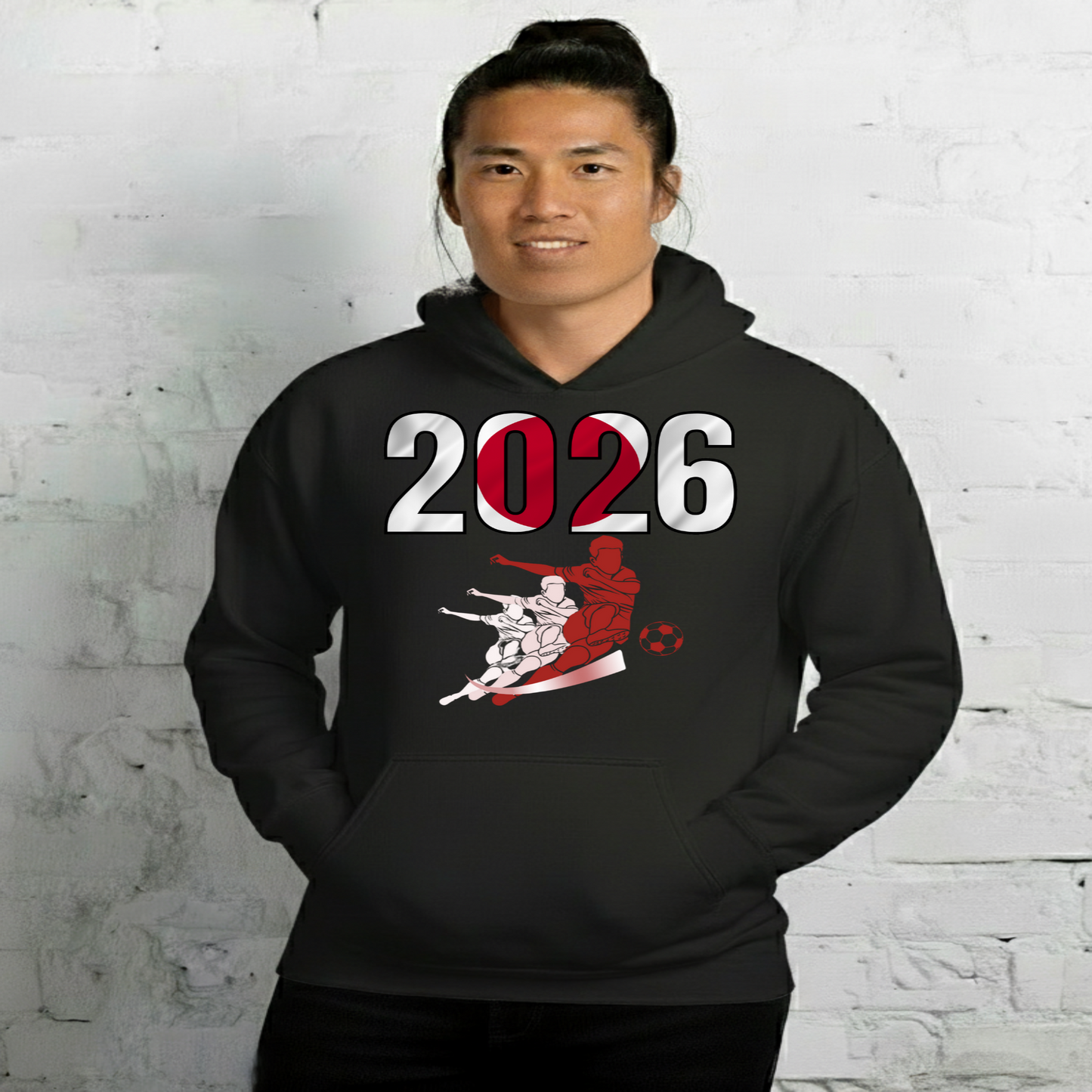 Japan World Cup 2026 Fitted Hoodie | Rising_Jist