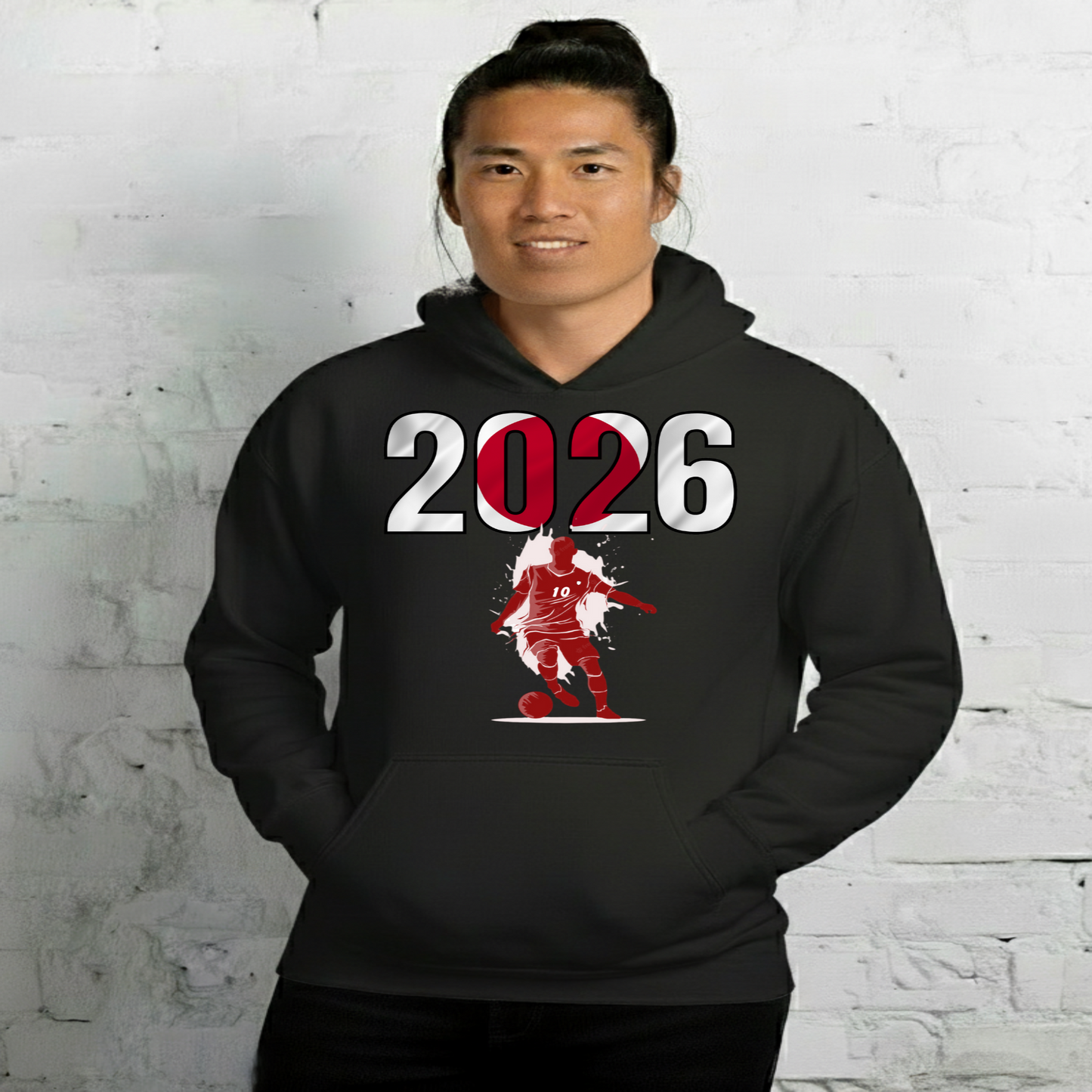 Japan World Cup 2026 Fitted Hoodie | Slick_Move_RD