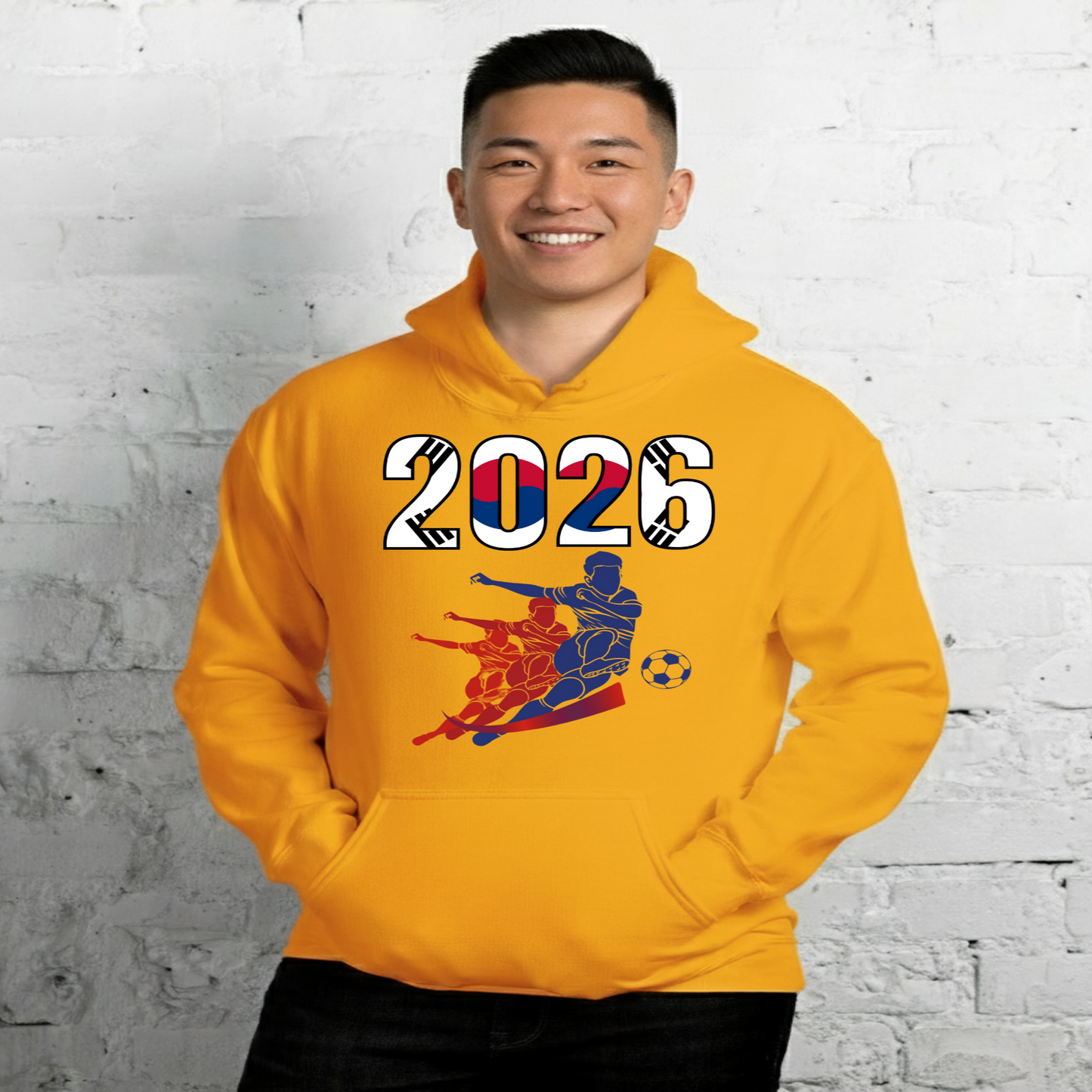 South Korea World Cup 2026 Fitted Hoodie | Rising_Jist