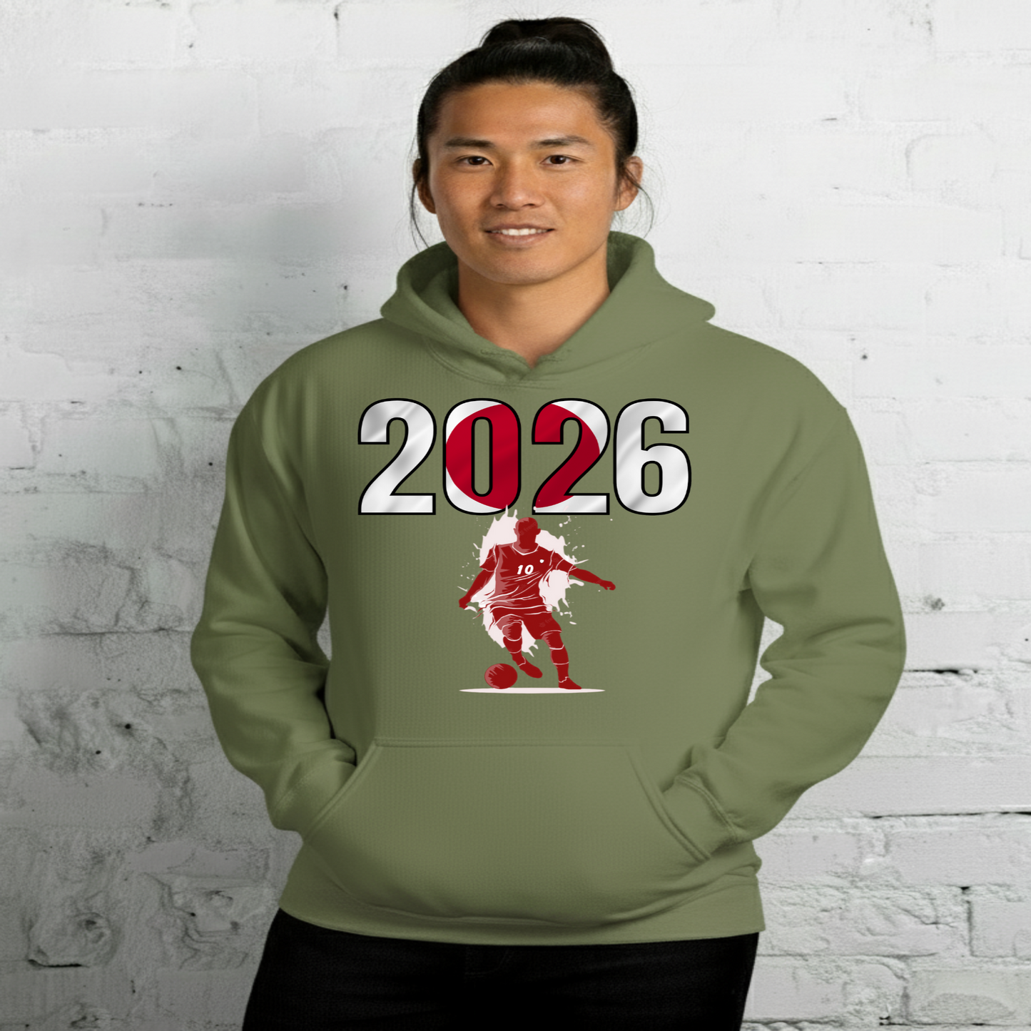 Japan World Cup 2026 Fitted Hoodie | Slick_Move_RD