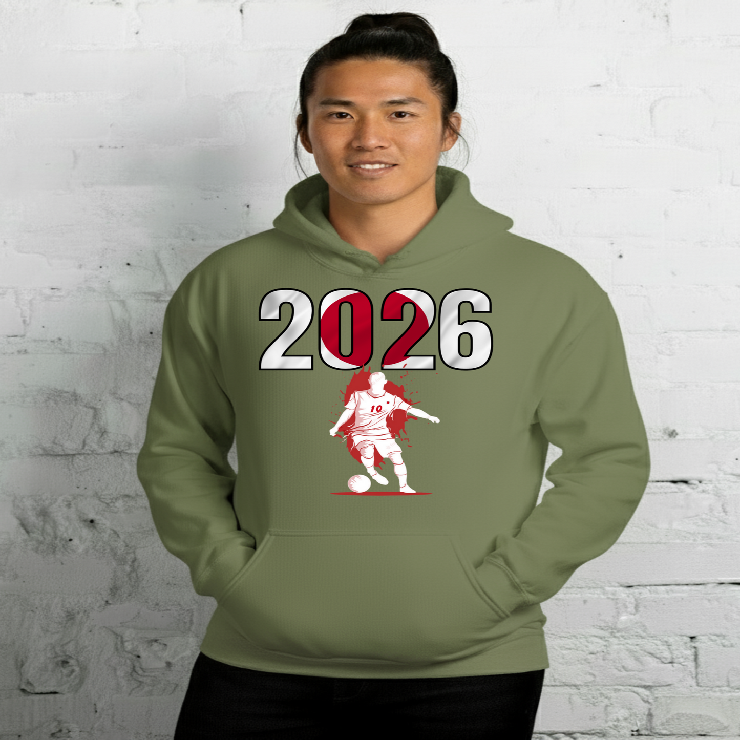 Japan World Cup 2026 Fitted Hoodie | Slick_Move_WH