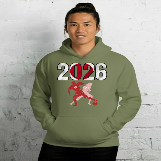 Japan World Cup 2026 Fitted Hoodie | Smart_Tackle