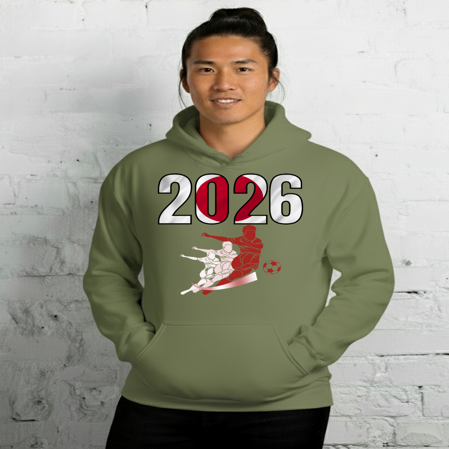 Japan World Cup 2026 Fitted Hoodie | Rising_Jist