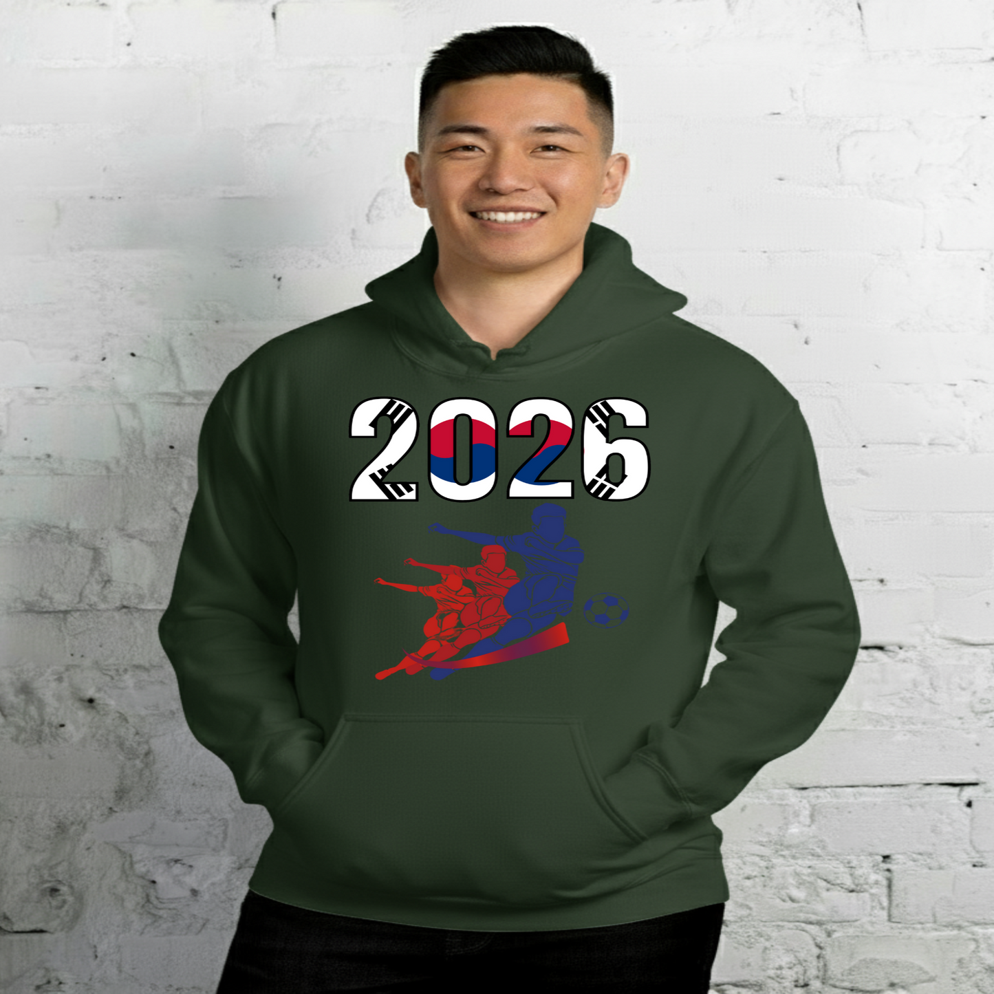 South Korea World Cup 2026 Fitted Hoodie | Rising_Jist