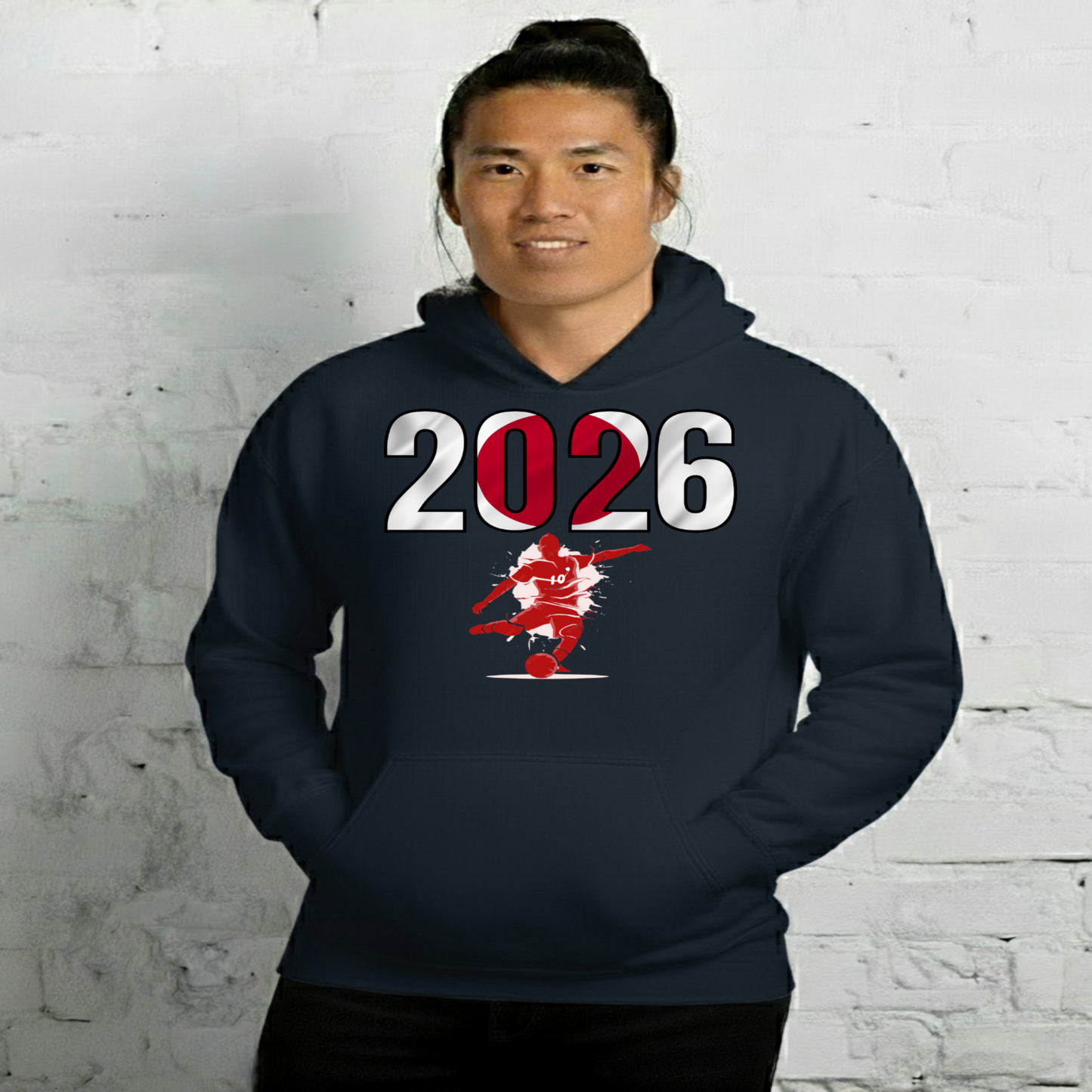 Japan World Cup 2026 Fitted Hoodie | Let's Play
