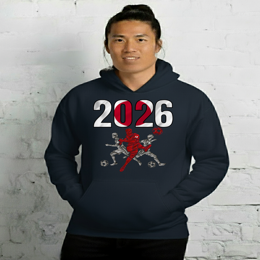 Japan World Cup 2026 Fitted Hoodie | Sprints_Trio
