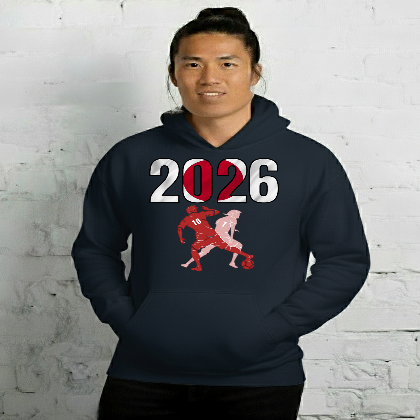 Japan World Cup 2026 Fitted Hoodie | Smart_Tackle