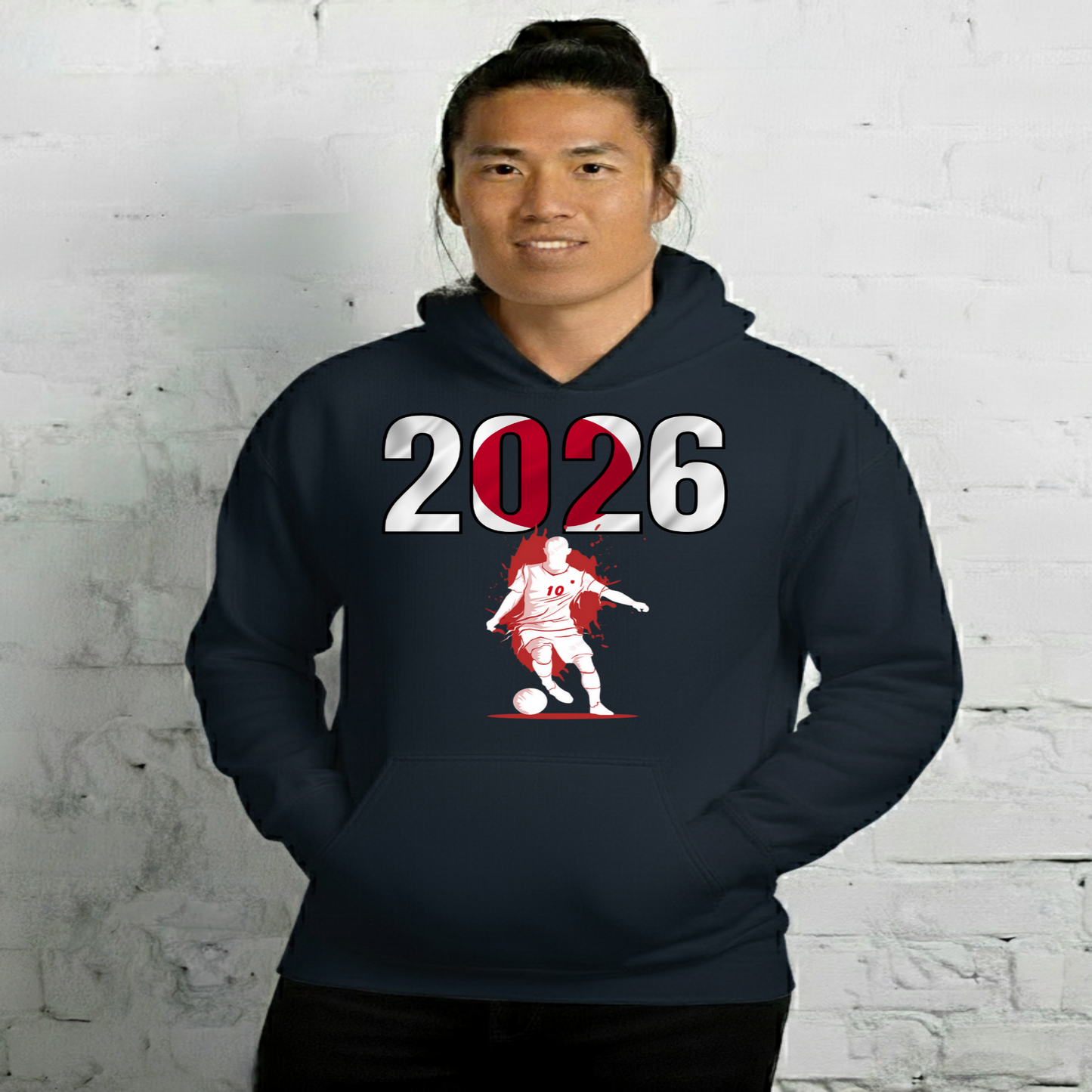 Japan World Cup 2026 Fitted Hoodie | Slick_Move_WH