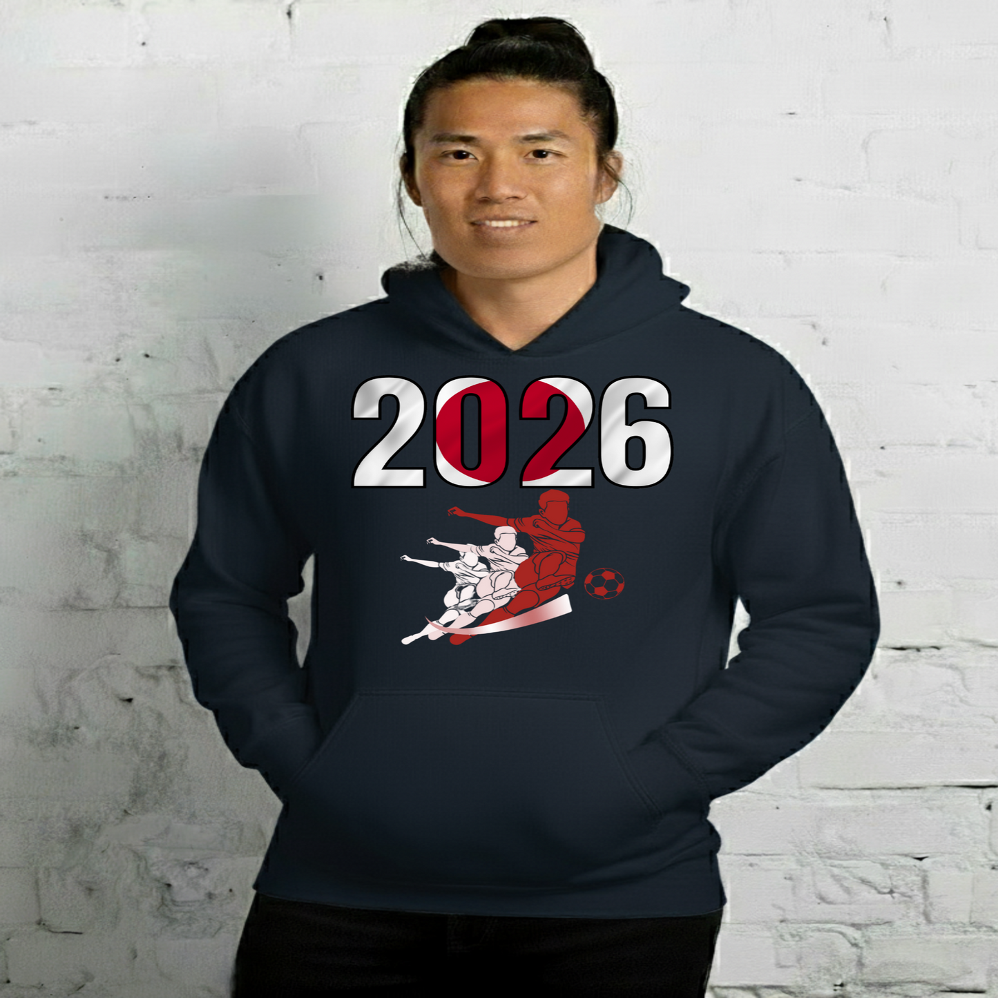 Japan World Cup 2026 Fitted Hoodie | Rising_Jist