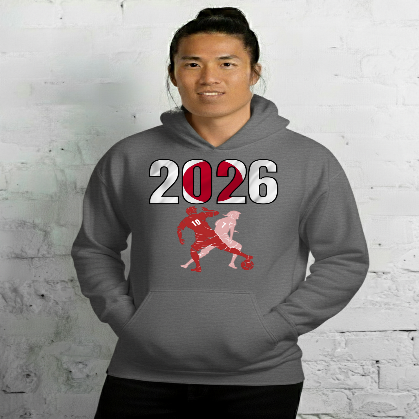 Japan World Cup 2026 Fitted Hoodie | Smart_Tackle