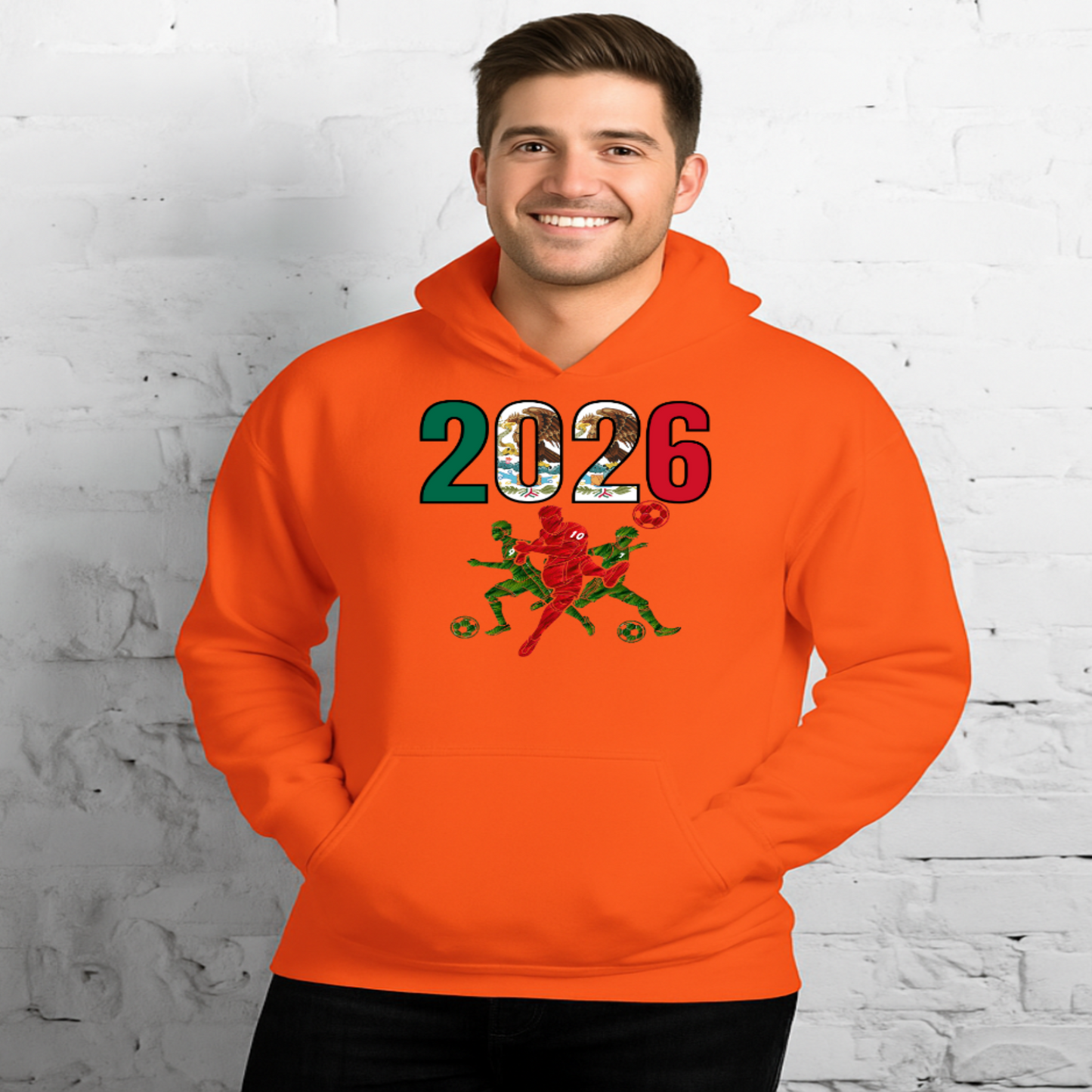 Mexico World Cup 2026 Fitted Hoodie | Sprints_Trio