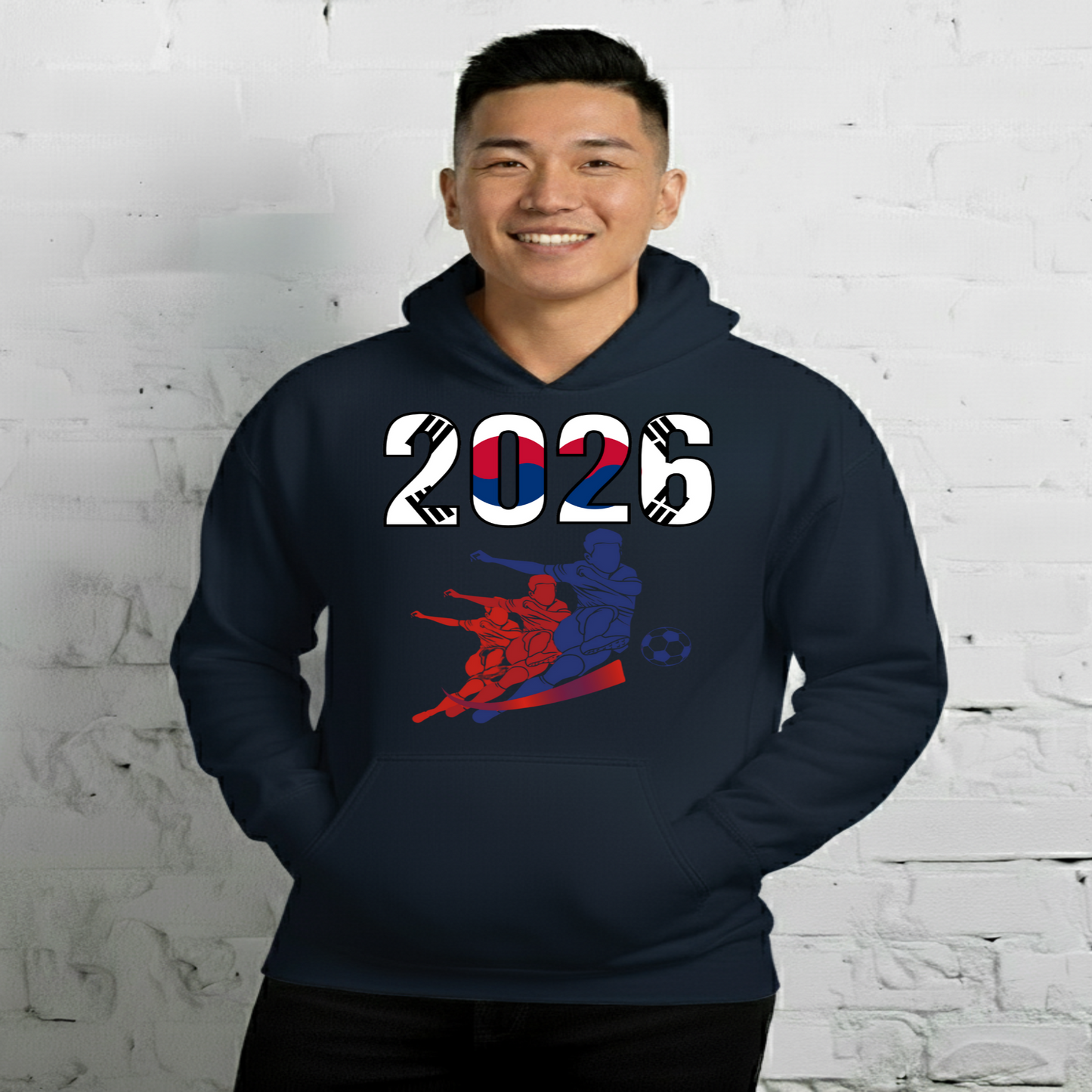 South Korea World Cup 2026 Fitted Hoodie | Rising_Jist