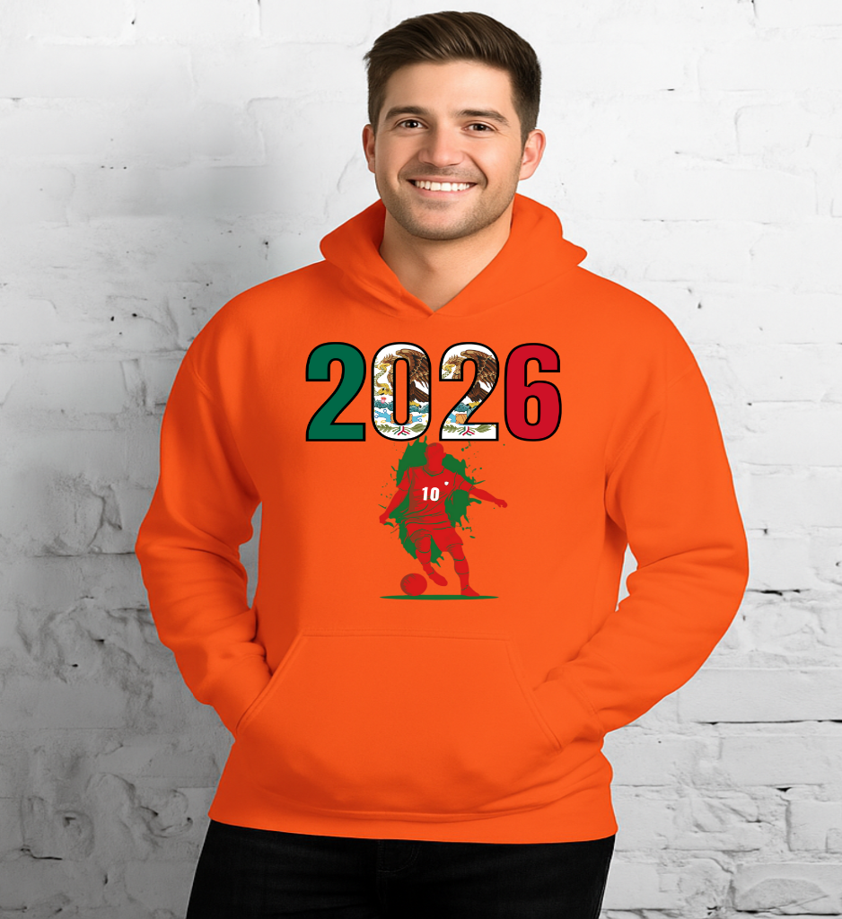 Mexico World Cup 2026 Fitted Hoodie | Slick_Move_RD