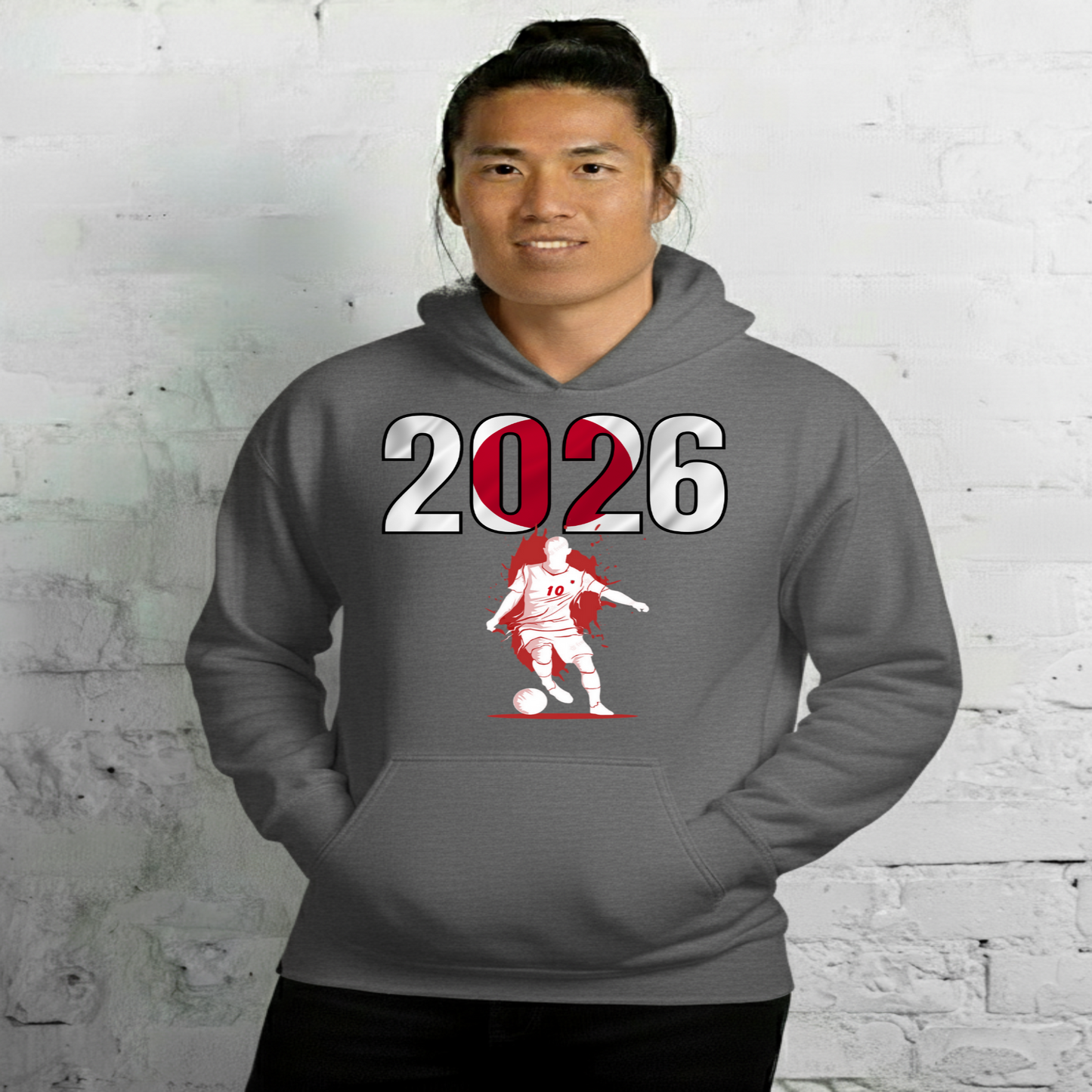 Japan World Cup 2026 Fitted Hoodie | Slick_Move_WH