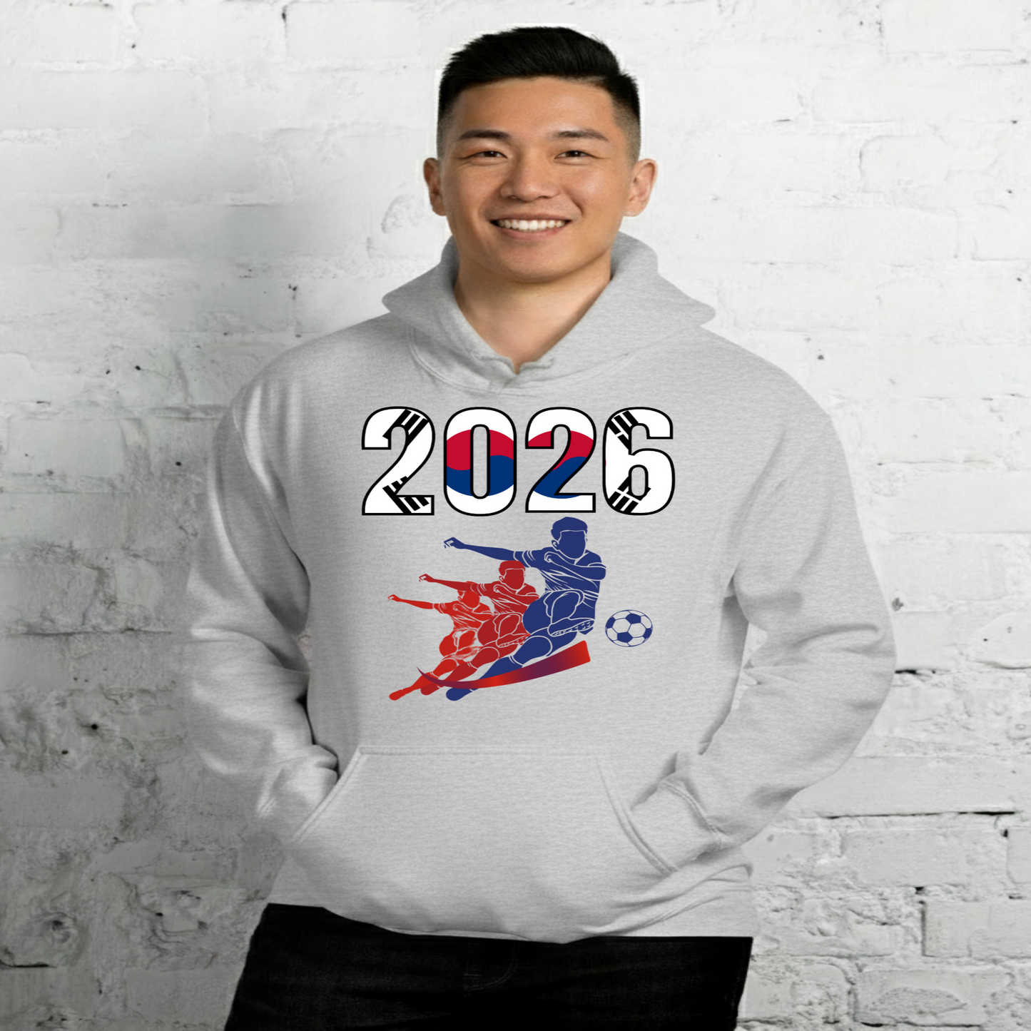 South Korea World Cup 2026 Fitted Hoodie | Rising_Jist