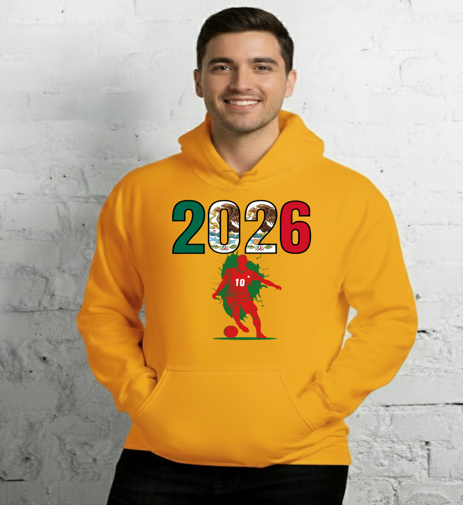 Mexico World Cup 2026 Fitted Hoodie | Slick_Move_RD