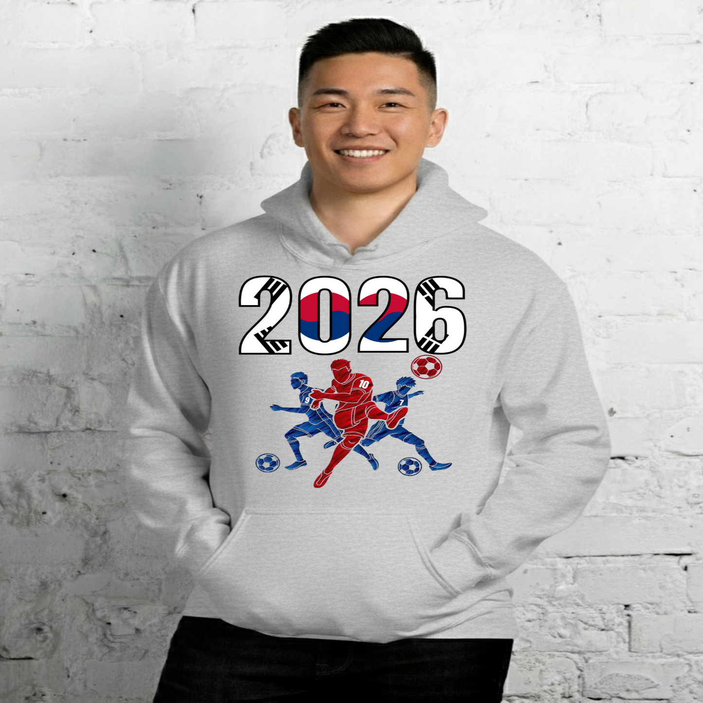 South Korea World Cup 2026 Fitted Hoodie | Sprints_Trio