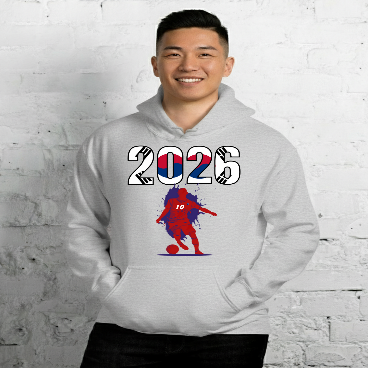 South Korea World Cup 2026 Fitted Hoodie | Slick_Move_RD