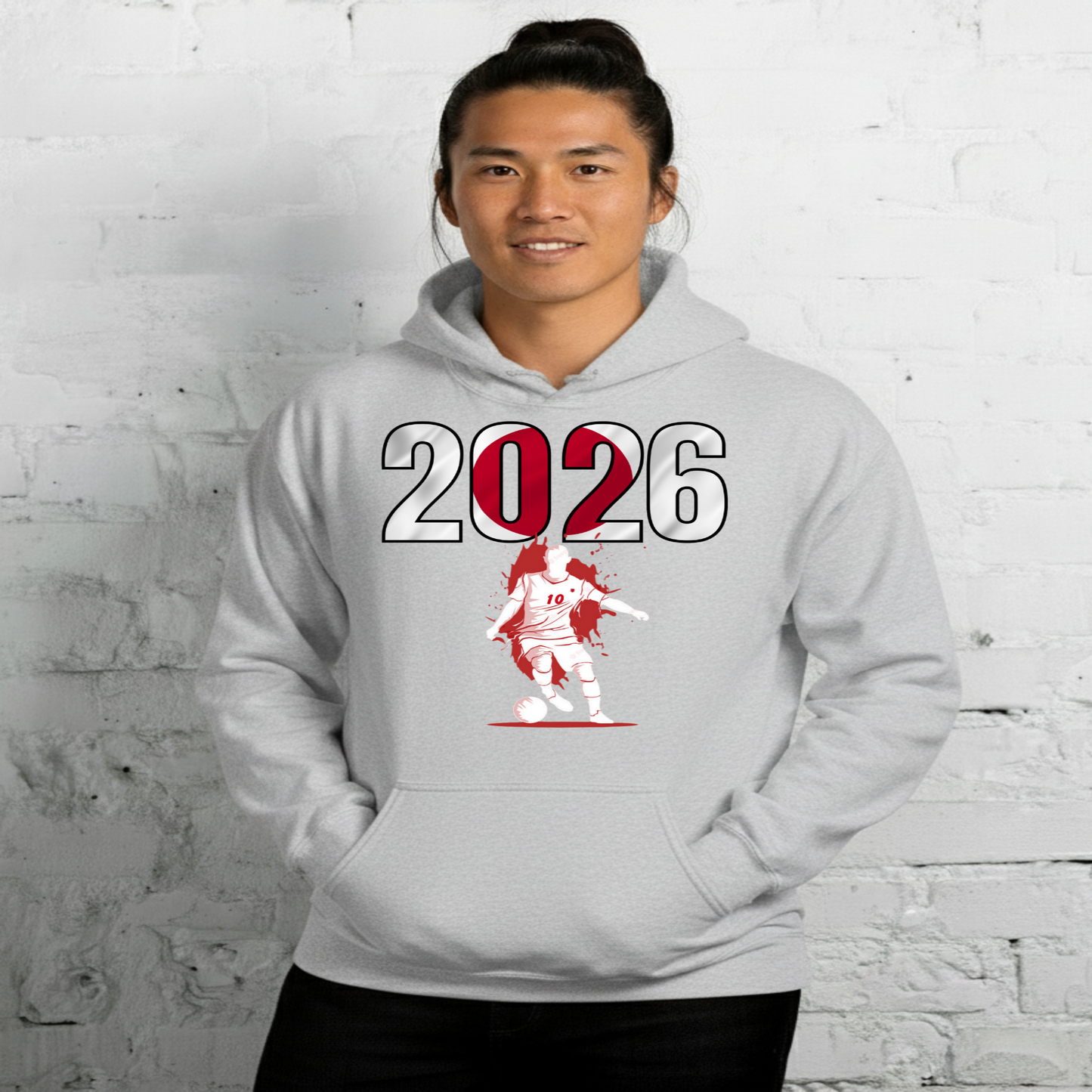 Japan World Cup 2026 Fitted Hoodie | Slick_Move_WH