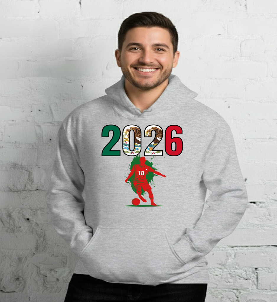 Mexico World Cup 2026 Fitted Hoodie | Slick_Move_RD