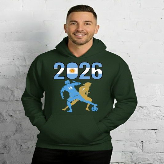 Argentina World Cup 2026 Fitted Hoodie | Smart_Tackle