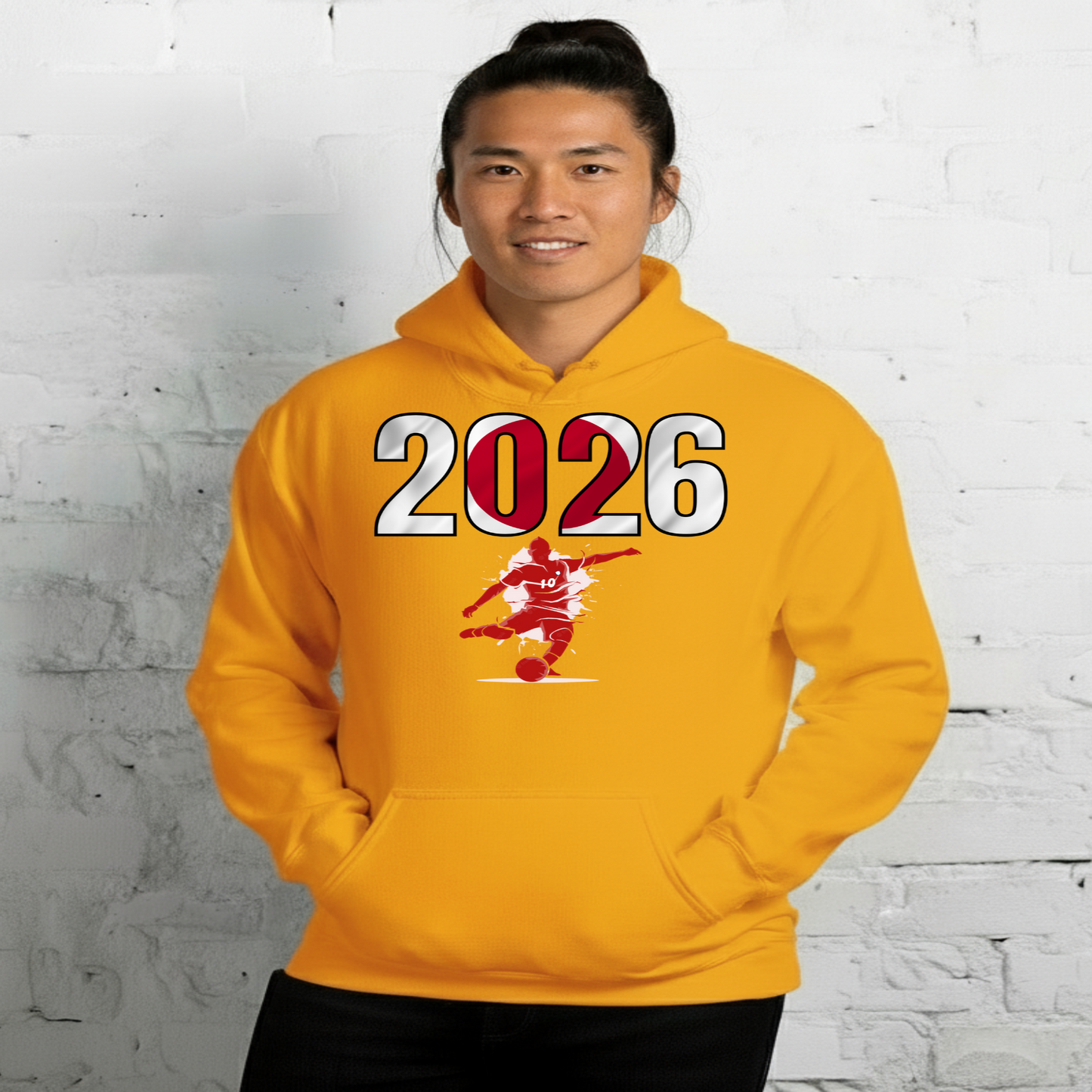 Japan World Cup 2026 Fitted Hoodie | Let's Play