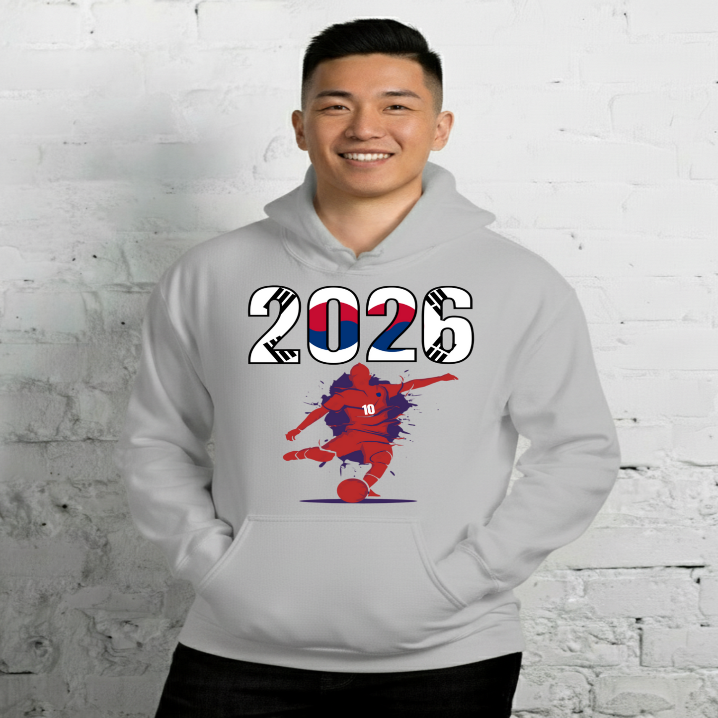 South Korea World Cup 2026 Fitted Hoodie | Let's_Play_BL