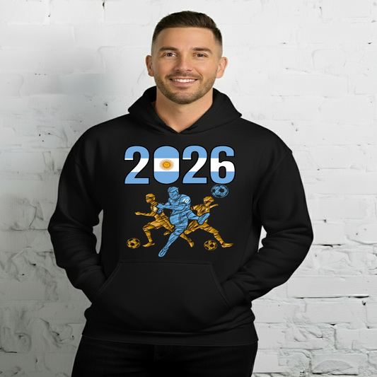Argentina World Cup 2026 Fitted Hoodie | Sprints_Trio_YL
