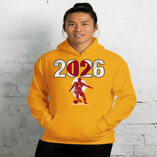 Japan World Cup 2026 Fitted Hoodie | Slick_Move_RD